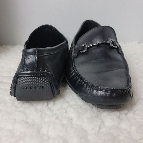 Cole Haan Wyatt Bit Driver Men's Casual Shoes Size 11 Black Leather C35783 - Picture 7 of 10